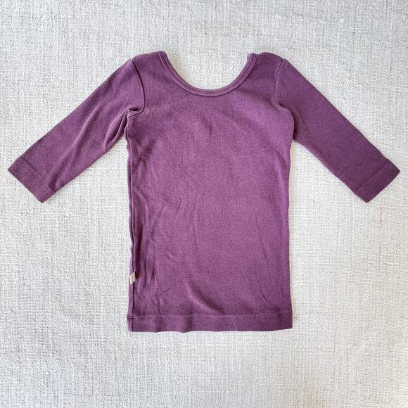 Childhoods Ribbed Purple Ballet Tunic Tee GUC 5T - Picture 1 of 5